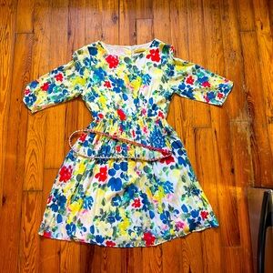 Alice & Olivia floral silk dress